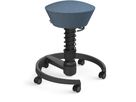 AERIS Tabouret Swopper 102HBSTBKBKC noir/bleu, à roulettes (4250200425424)