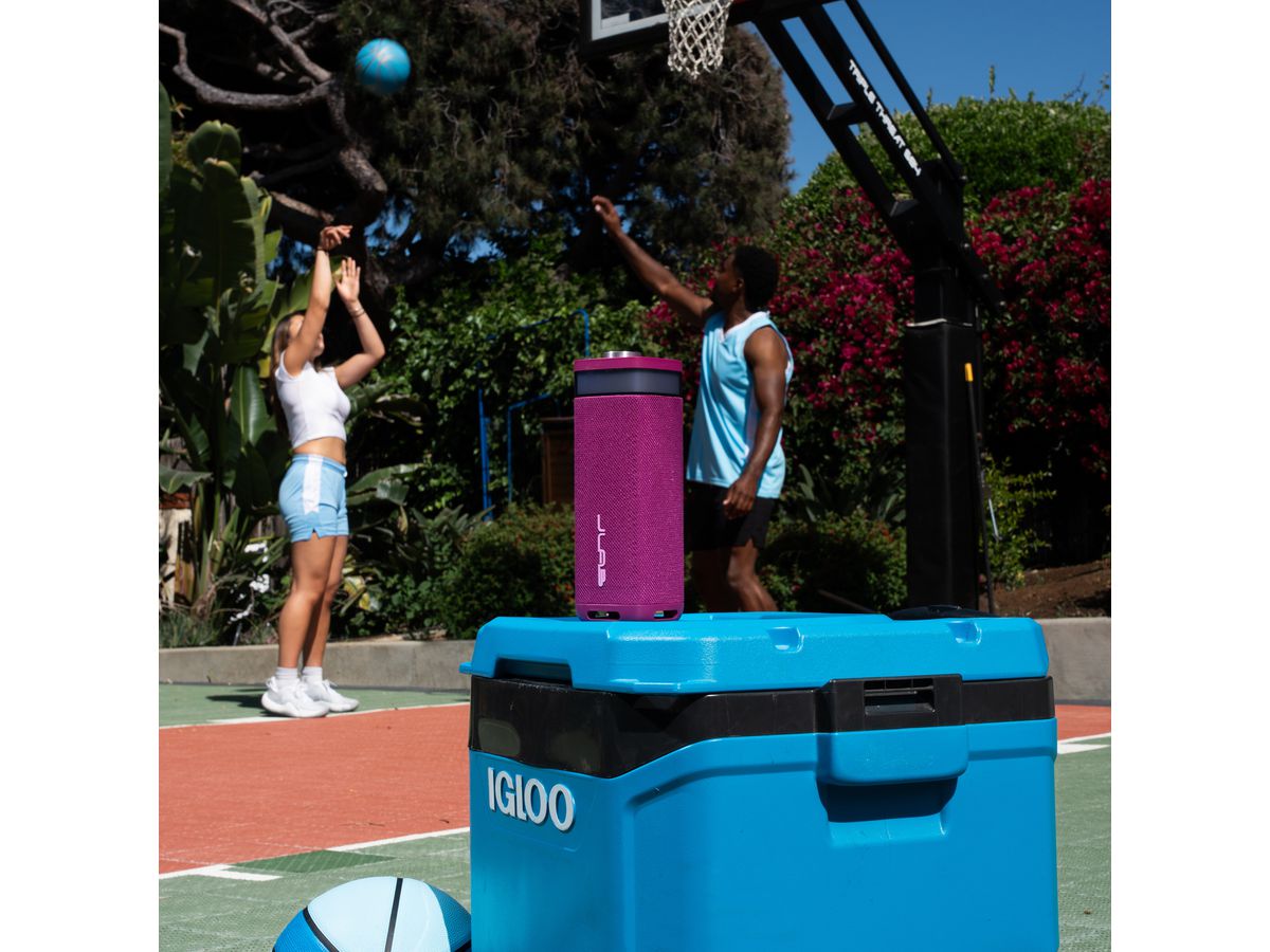 JLAB JBuds Partyportable Speaker IEUSBJBUDSRMUL62 Wireless, Mulberry (0810119074249)