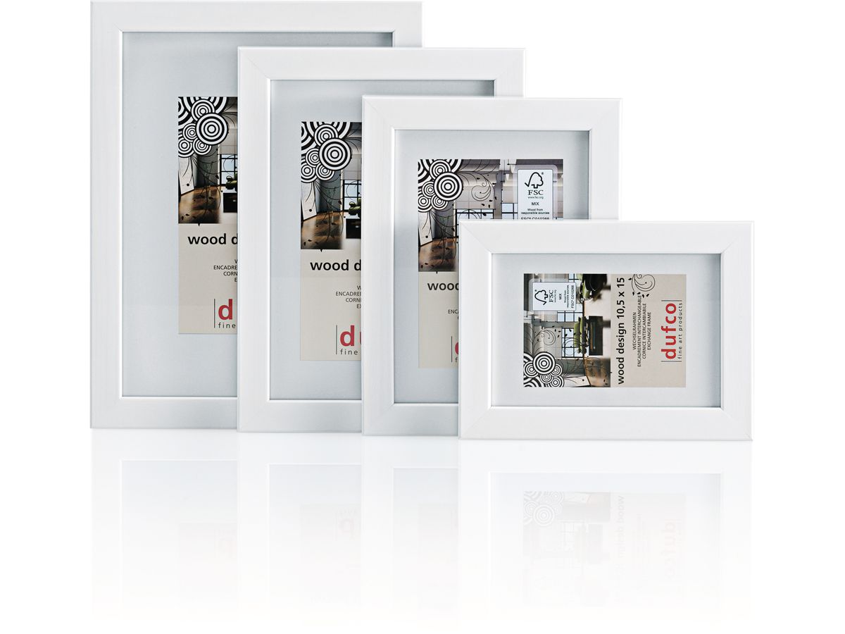 DUFCO Cadre bois 15x21cm 1610.80585 Toronto blanc (7610259805856)