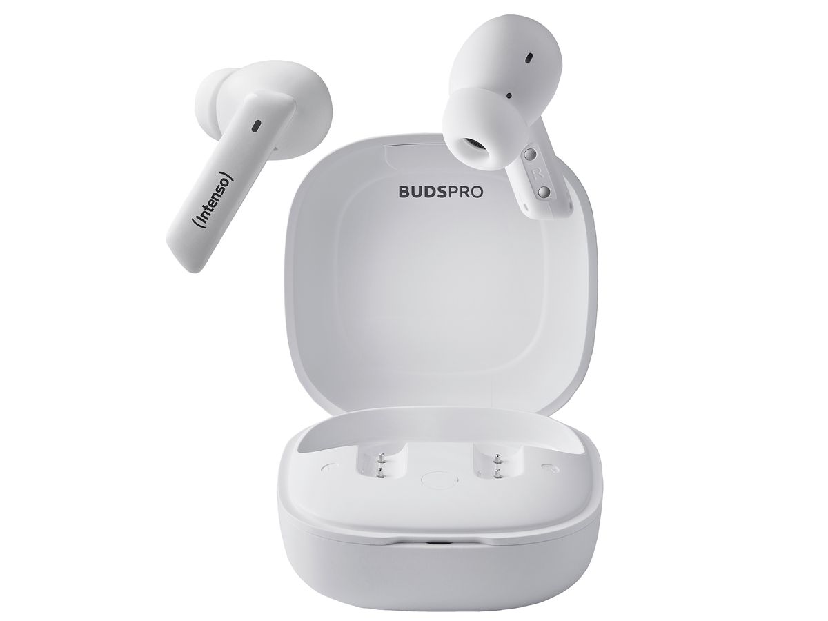 INTENSO Buds Pro Wirel. Earphones 3720502 T502AE, Hybrid ANC, white (4034303034598)