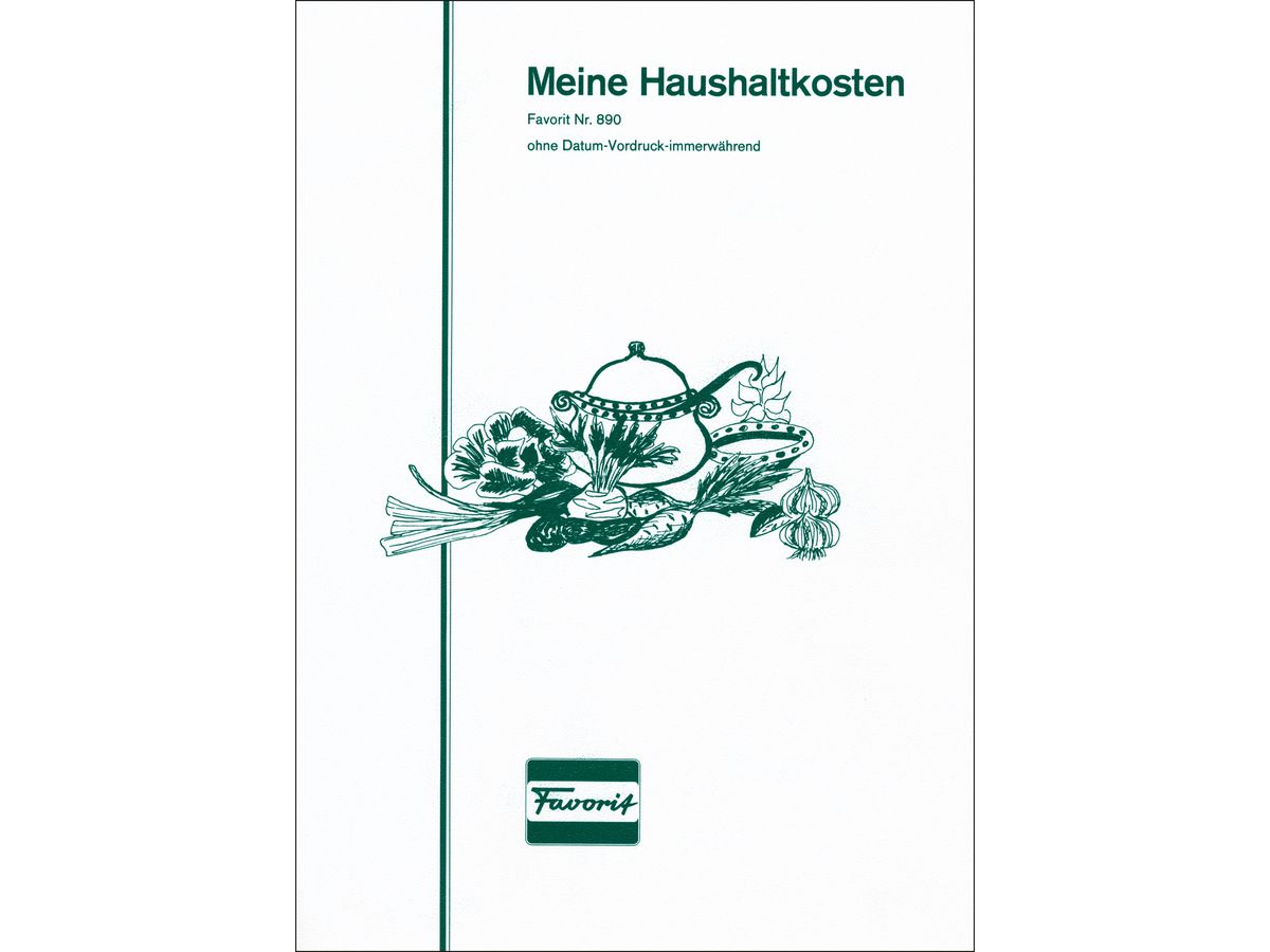 FAVORIT Haushaltbuch A4 890 24 Blatt (7612149046158)