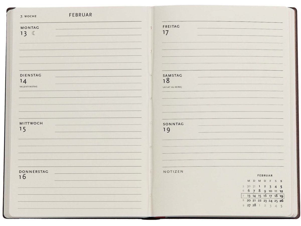 PAPERBLANKS Agenda Der Obstgarten 2026 DD0559-0 1W/2S HOR Mini HC DE 9.5x14cm (9780349705590)