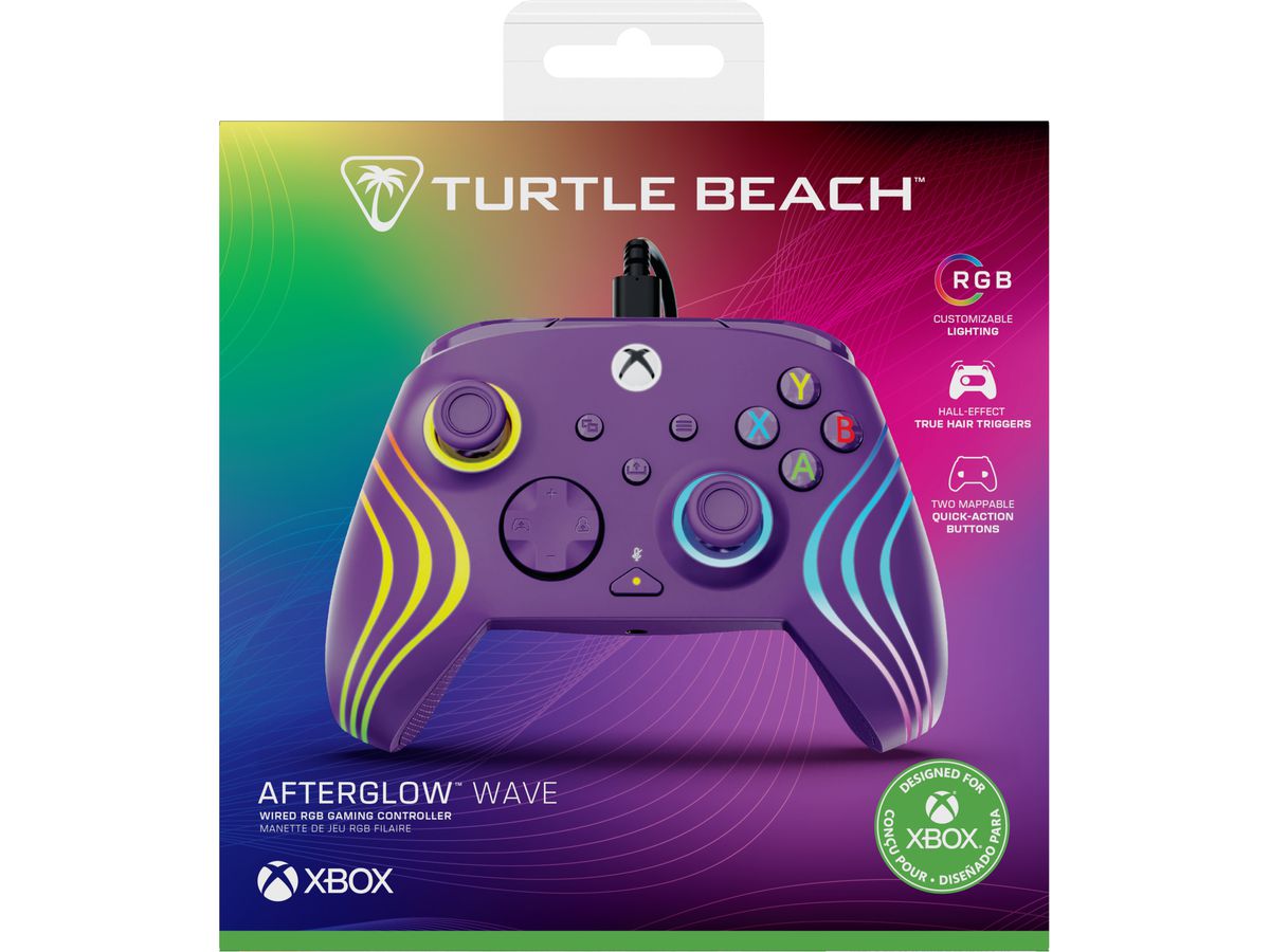 TURTLE BEACH Afterglow Wave Wired Ctrl. TBC-2002-45 Xbox SeriesX, Purple (0840454400083)