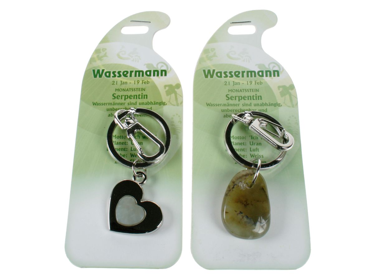 ROOST Schlüsselanhänger Wassermann G271 Serpentin 2 Motive ass. (9002663652719)