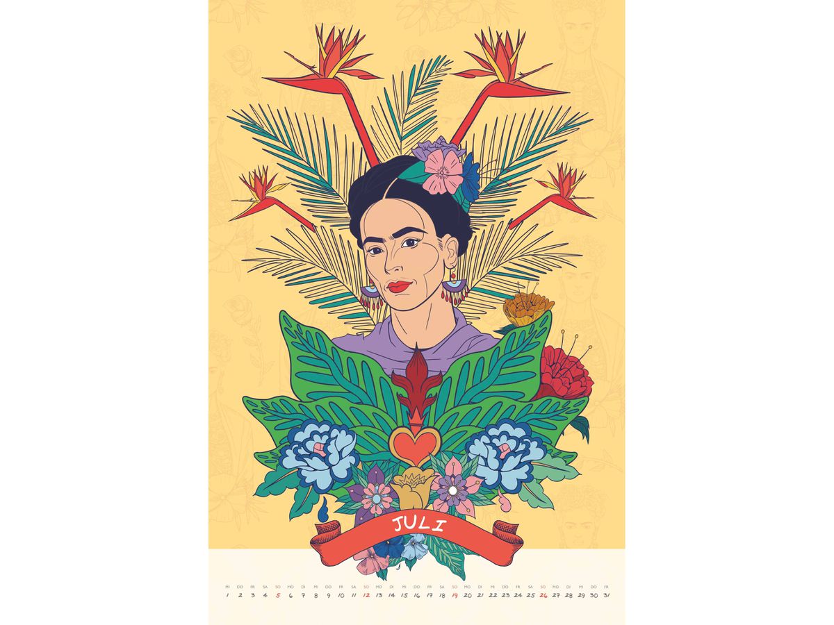 DUMONT Bildkalender 2026 260820 Frida Kahlo 33x49.5cm (4069095008205)
