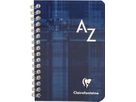 CLAIREFONTAINE Taccuino spirale ass. 9,5x14cm 68599 5mm, A-Z 50 fogli (3329680685992)