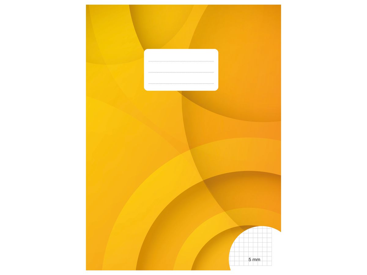 BÜROLINE Schulheft A4 533874005 5mm kariert mit Rahmen 90g (7612532055668)