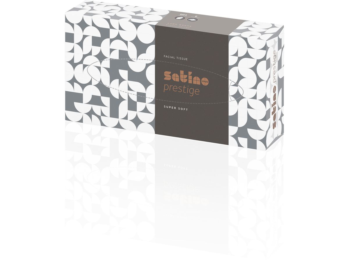 SATINO Kosmetiktücher 600939 Prestige, 100 Tücher (4000735323333)