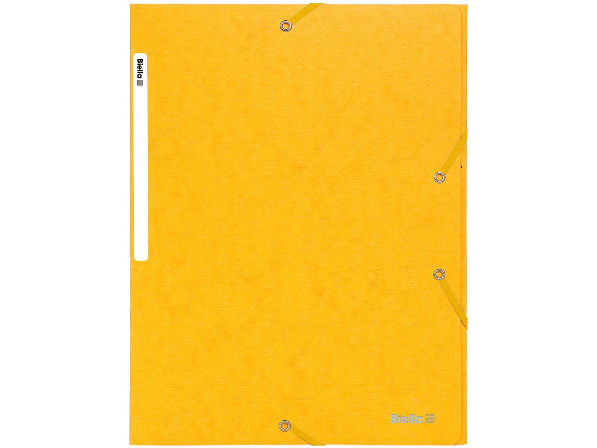 BIELLA Dossier ferm. Élastique A4 17840020U jaune, 590gm2 220 flls. (7611365252497)
