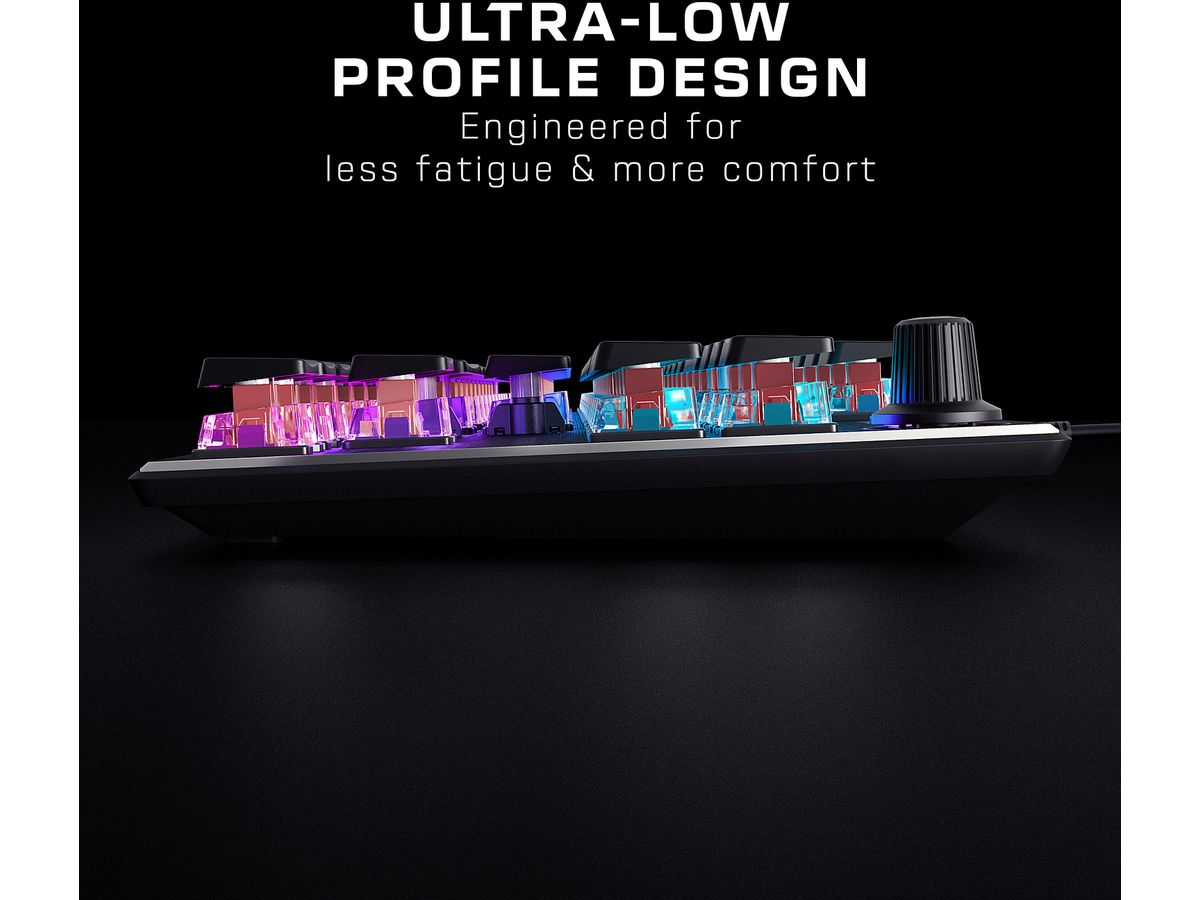 TURTLE BEACH Vulcan TKL RGB Keyboard TBK-2001-02-CH Mech., Linear Switch, CH (0731855220267)