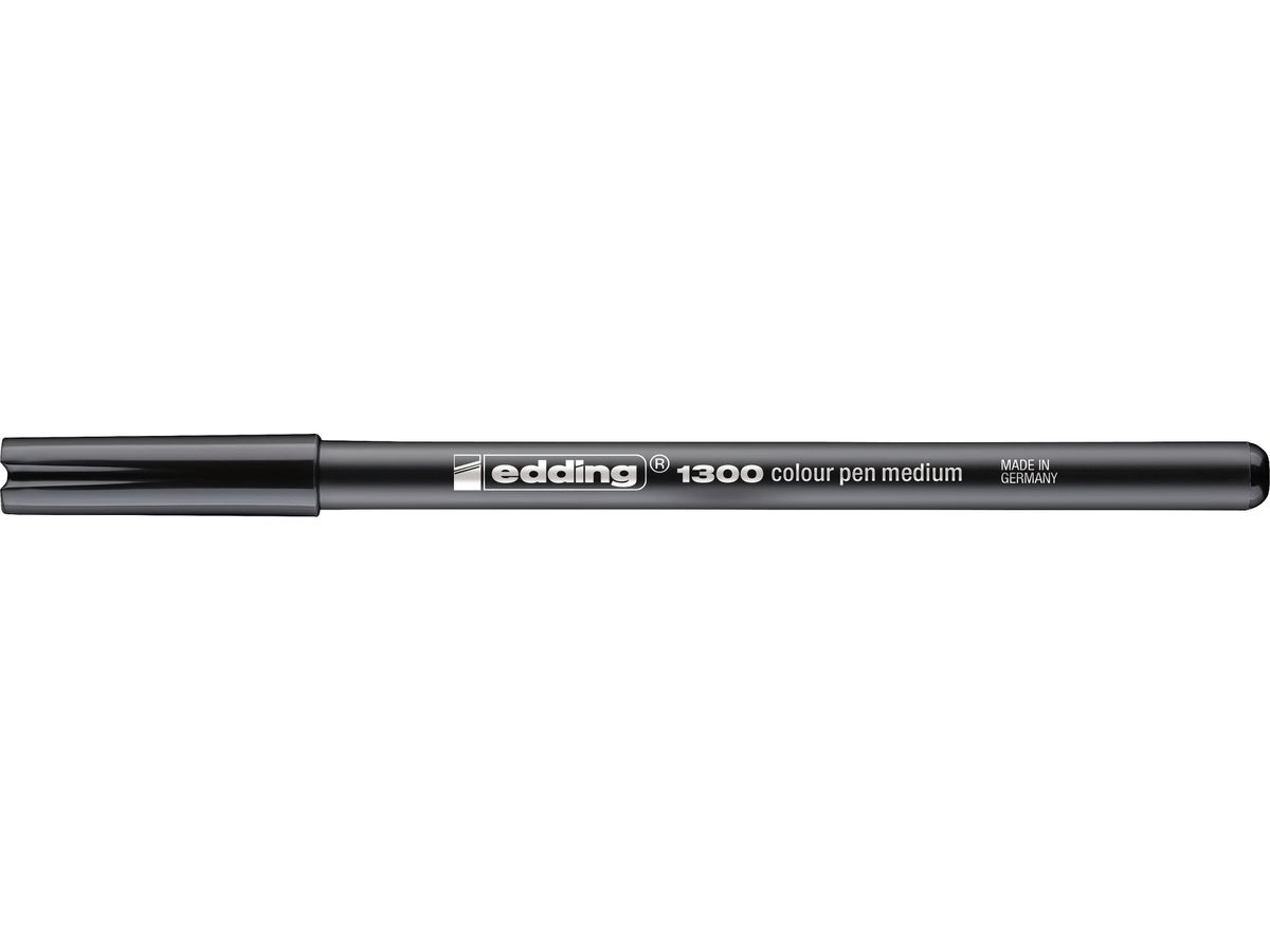 EDDING Fasermaler 1300 color pen 2mm 1300-1 schwarz (4004764288113)