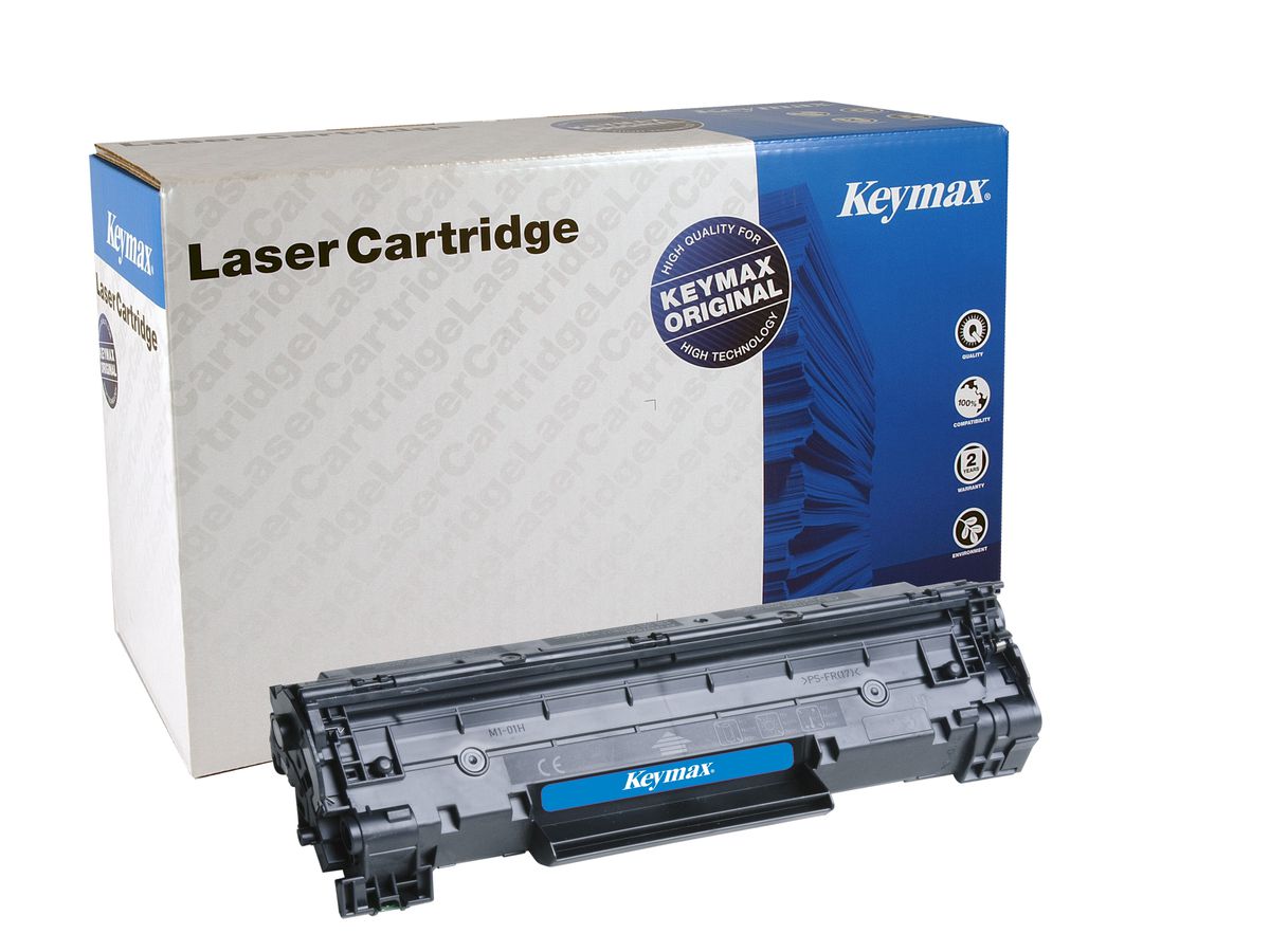 KEYMAX RMC-Toner-Modul schwarz CB435AKEY zu HP LJ P1005 1500 Seiten (4016807083517)
