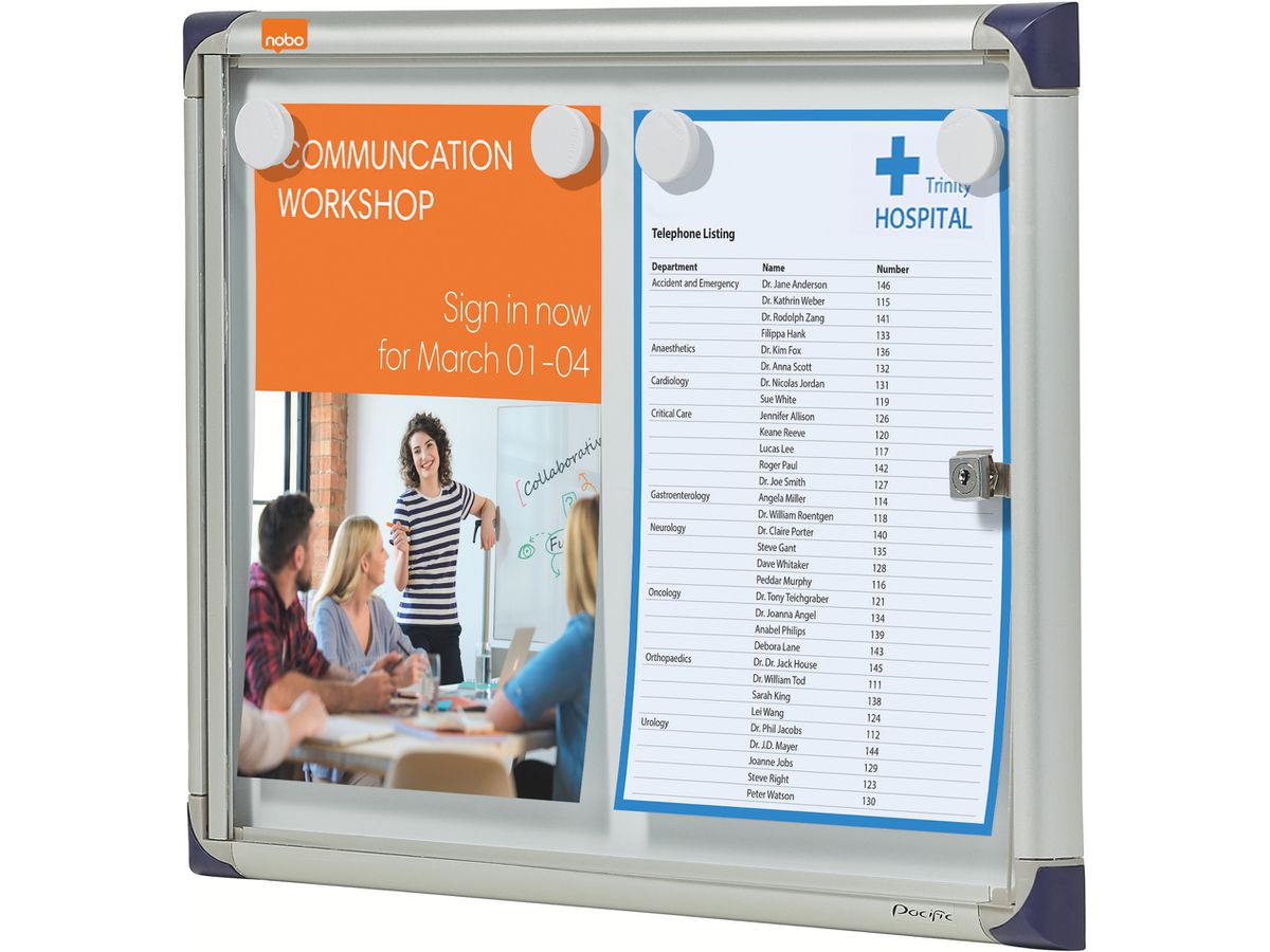 NOBO Vetrinetta 2 x A4 1901798 55x6x37cm (5028252158732)