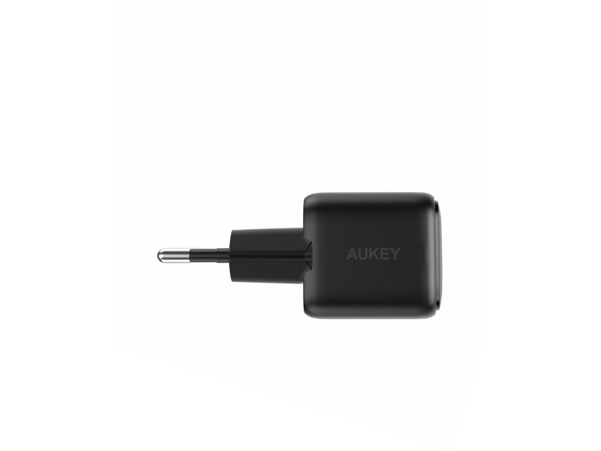 AUKEY Minima 20W GaN USB-C PA-B1T BK Wall Charger, Black (0689323786145)