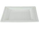 EJS Teller aus Bagasse 16x16cm 3142.2008 50 weiss 50 Stk. (7611764008503)