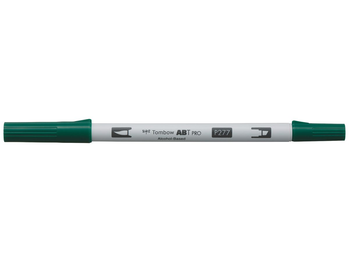 TOMBOW Dual Brush Pen ABT PRO ABTP-277 dark green (4901991648225)