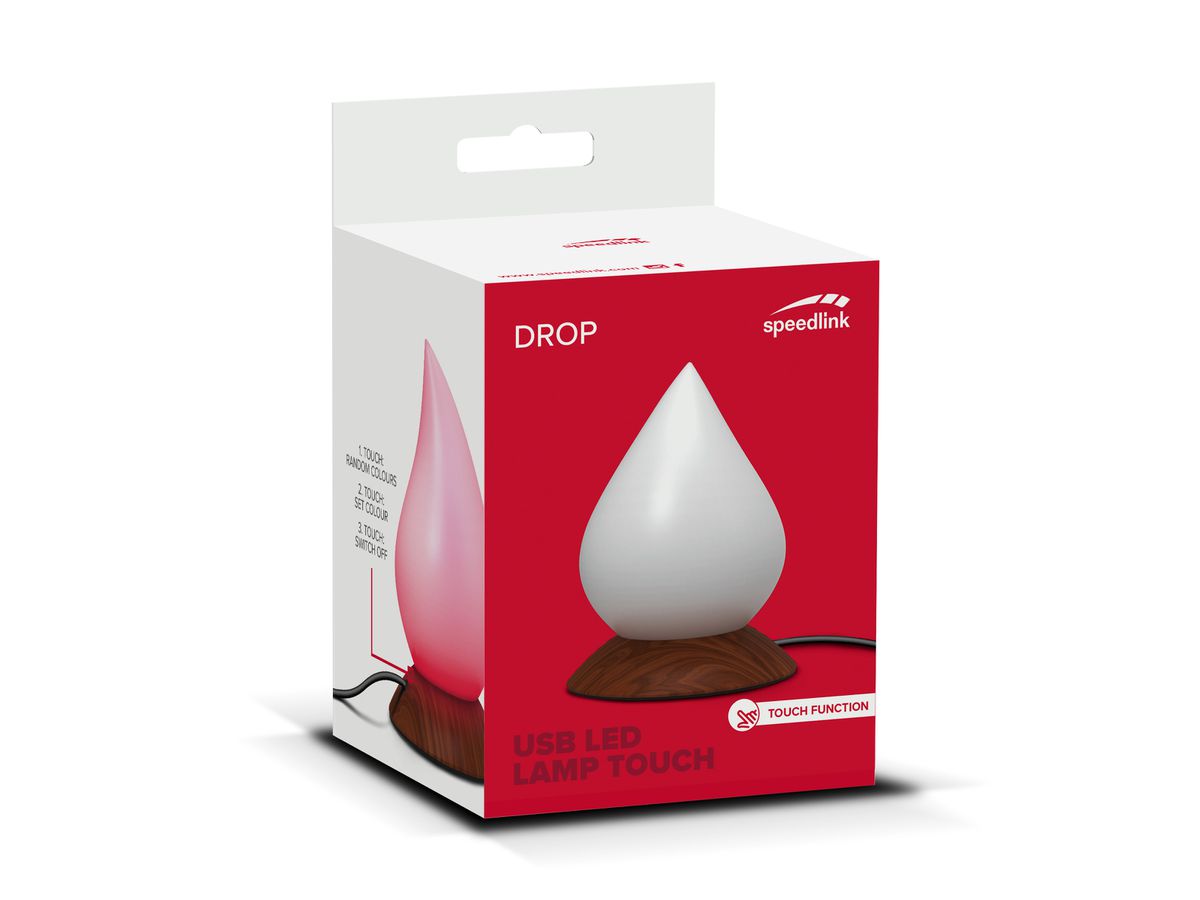 SPEEDLINK Drop USB LED Lamp touch SL-600604-LED brown (4027301284102)