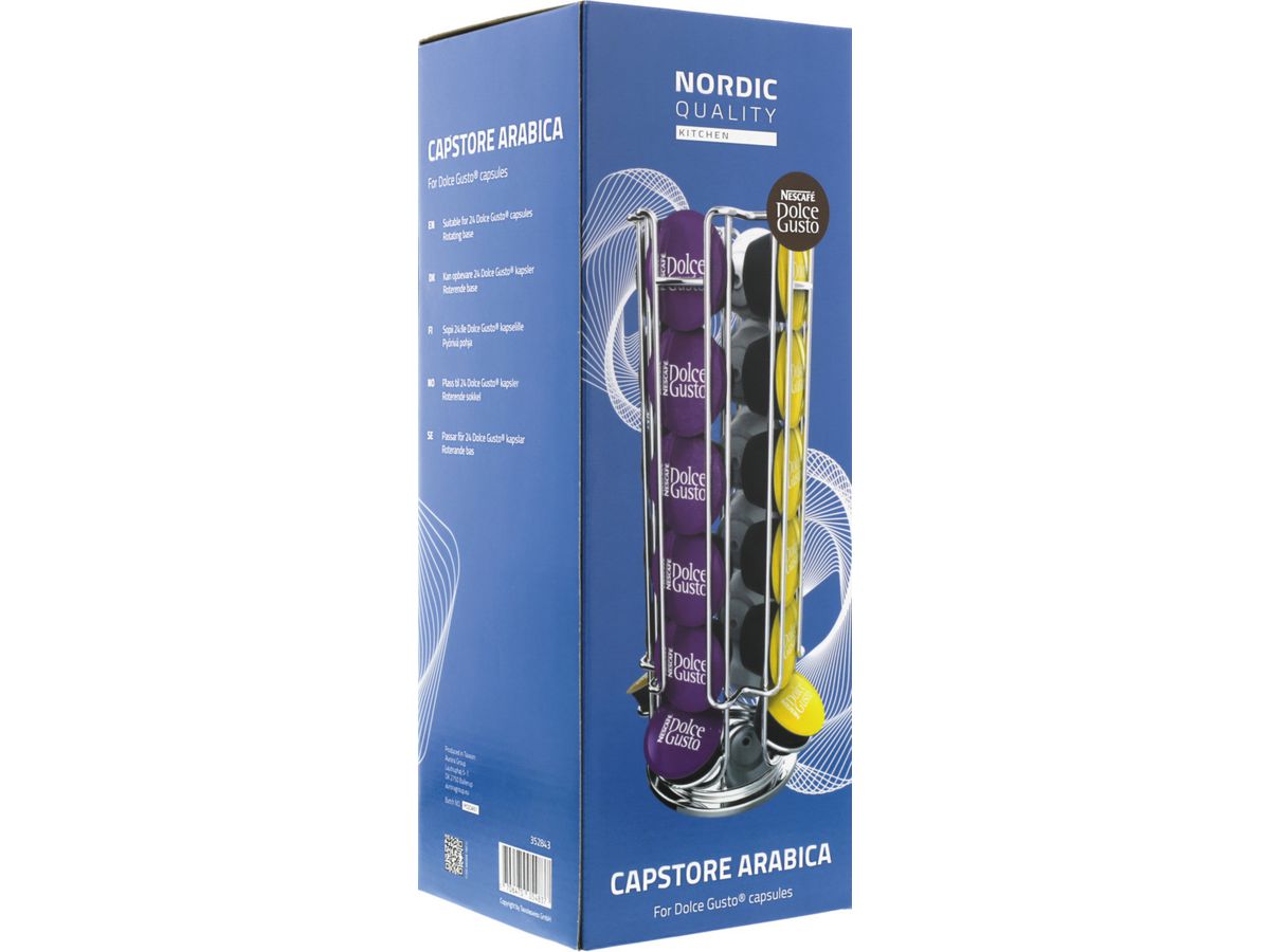 NORDIC Q Arabica Capsule Holder HTPSLCF13090002 Dolce Gusto,24 pcs rotate (5706470054837)