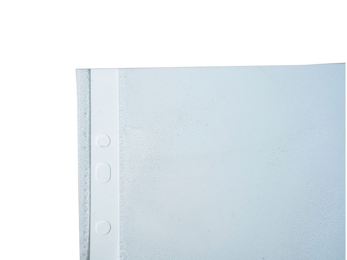 EXACOMPTA Zeigetaschen PP 40my A4 5111E transparent genarbt 100 Stück (3130630051114)