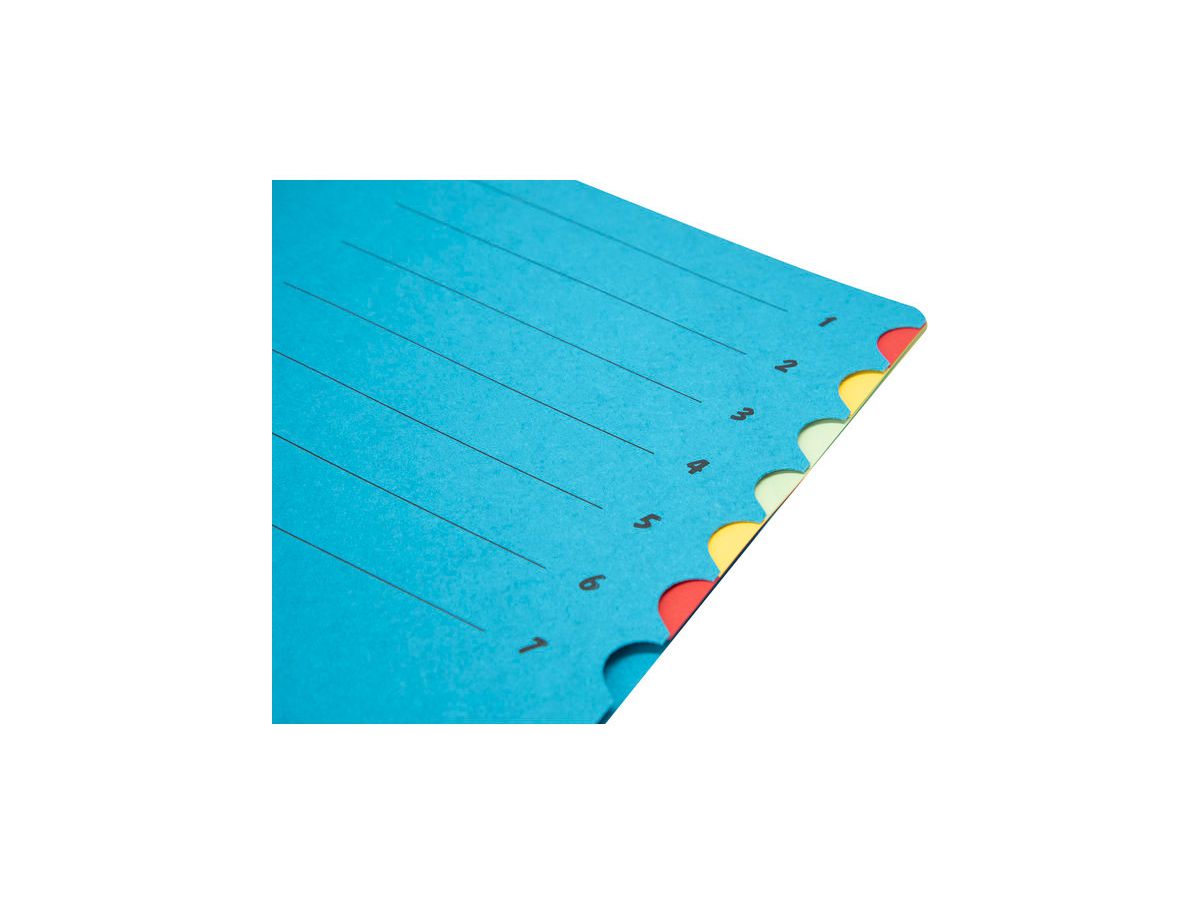 BIELLA Dossier à compartiments A4 32840705U bleu 7 compart. (7611365342365)