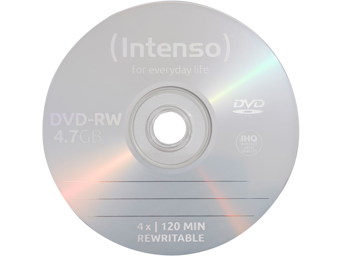 INTENSO DVD-RW Slim 4.7GB 4201632 4x 10 Pcs (4034303006236)