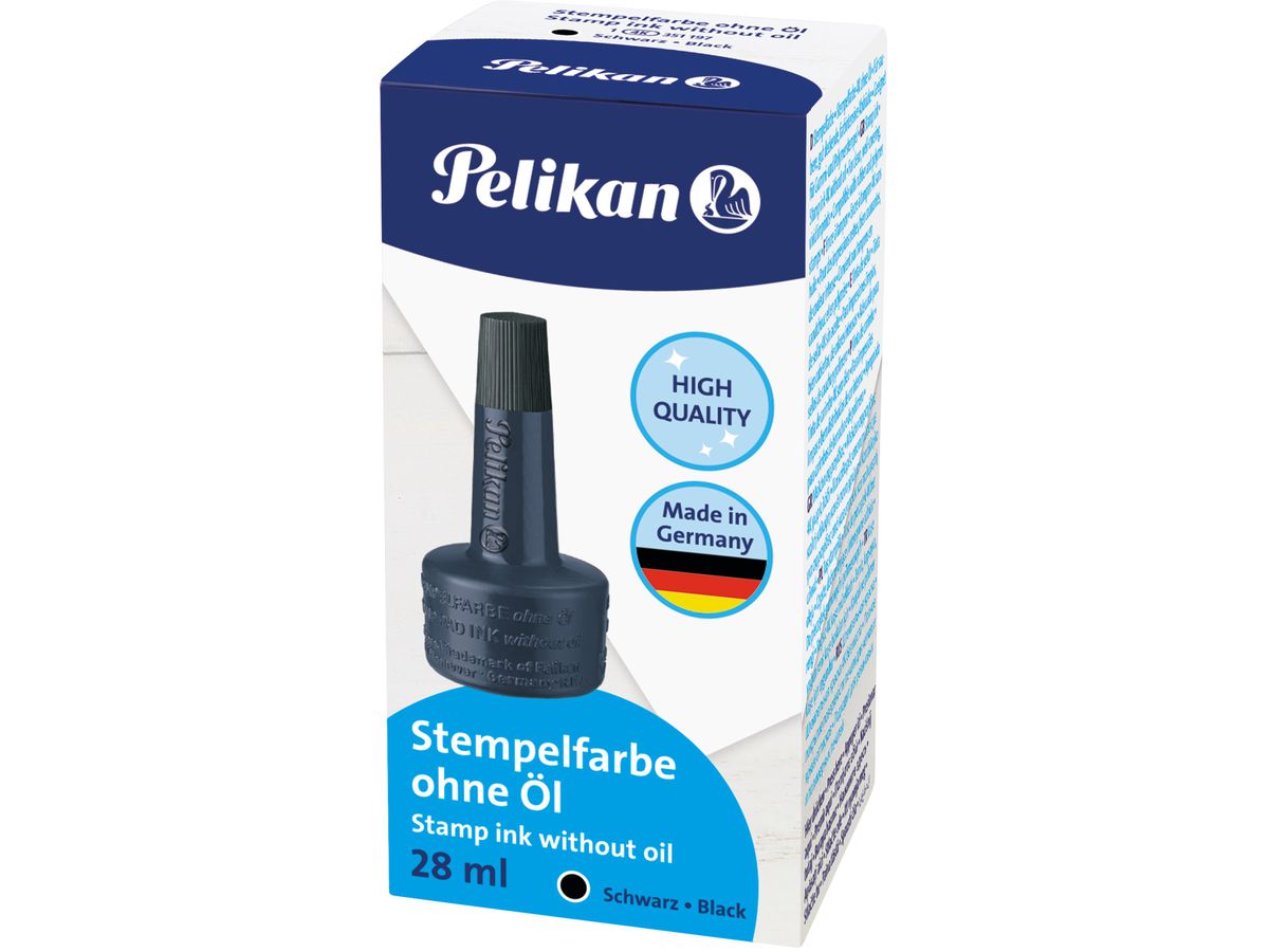 PELIKAN Stempelfarben 4 K 351197 schwarz (4012700351197)