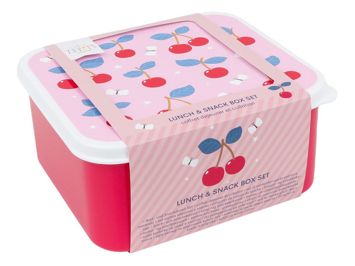 ALLC Lunch & Snackbox Set SBSECH82 Cherries (8719715004327)