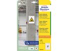 AVERY ZWECKFORM Etiketten Univ. 63.5x29.6mm L7874-20 weiss, stark haftend 20 Blatt (4004182070062)