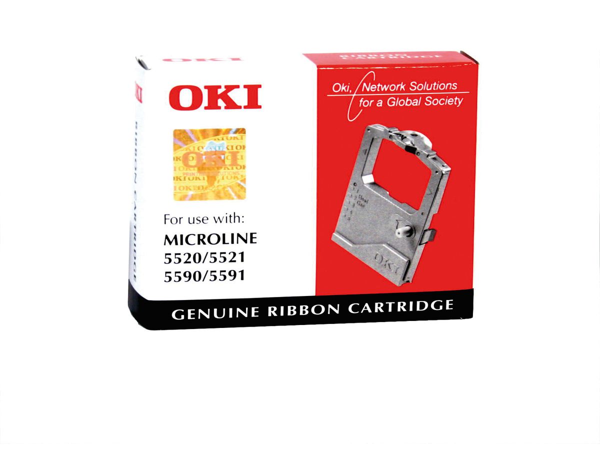 OKI Ruban Nylon noir 01126301 ML 5520/5590 (5031713019589)