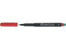FABER-CASTELL OHP MULTIMARK S 152321 rosso perm. (4005401523215)