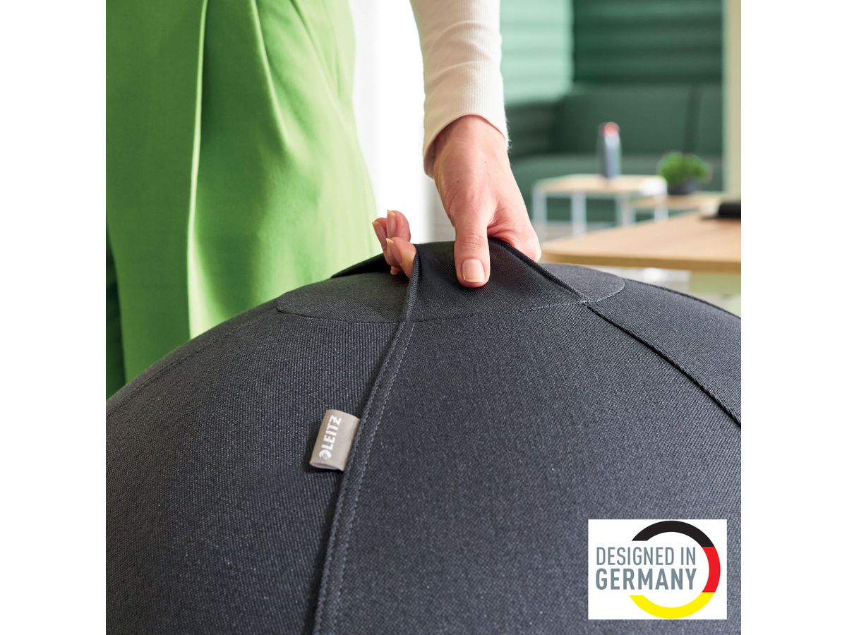 LEITZ Sitzball Ergo Active 75cm 6543-00-89 grau (4002432134793)