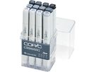COPIC Marker Classic 20075151 Grau-Set CG, 12 Stück (4511338063347)