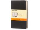 MOLESKINE Notizheft Cahier A6 704895 liniert, schwarz 3 Stück (9788883704895)