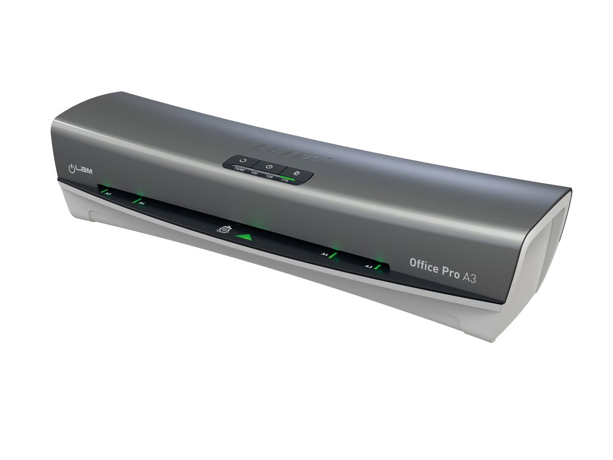 LEITZ Plastificatr. iLAM Office Pro 75182084 argento/bianco A3 (4002432117604)