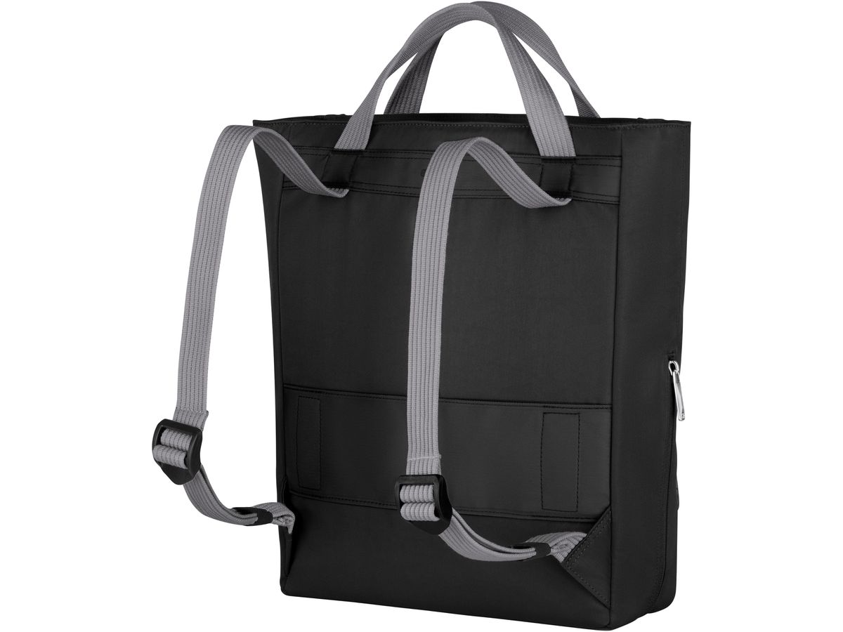 WENGER Motion Vertical Tote 15.6 Inch 612541 Laptop Tote Chic Black (7613329177921)