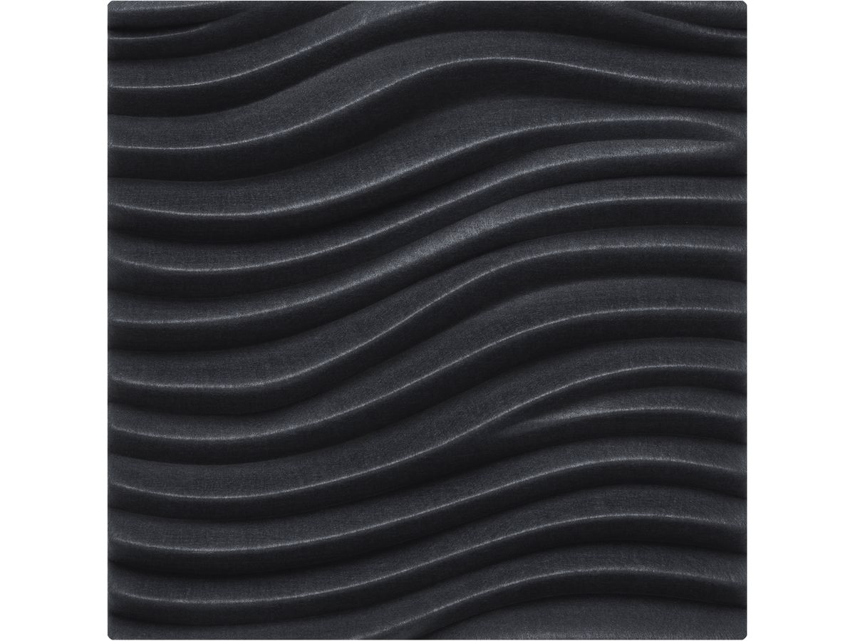 SUONO Wandelement 60x60x7.4cm 3511.U09.2681 SCULPTURE, schwarz 4 Stk. (7640439765847)