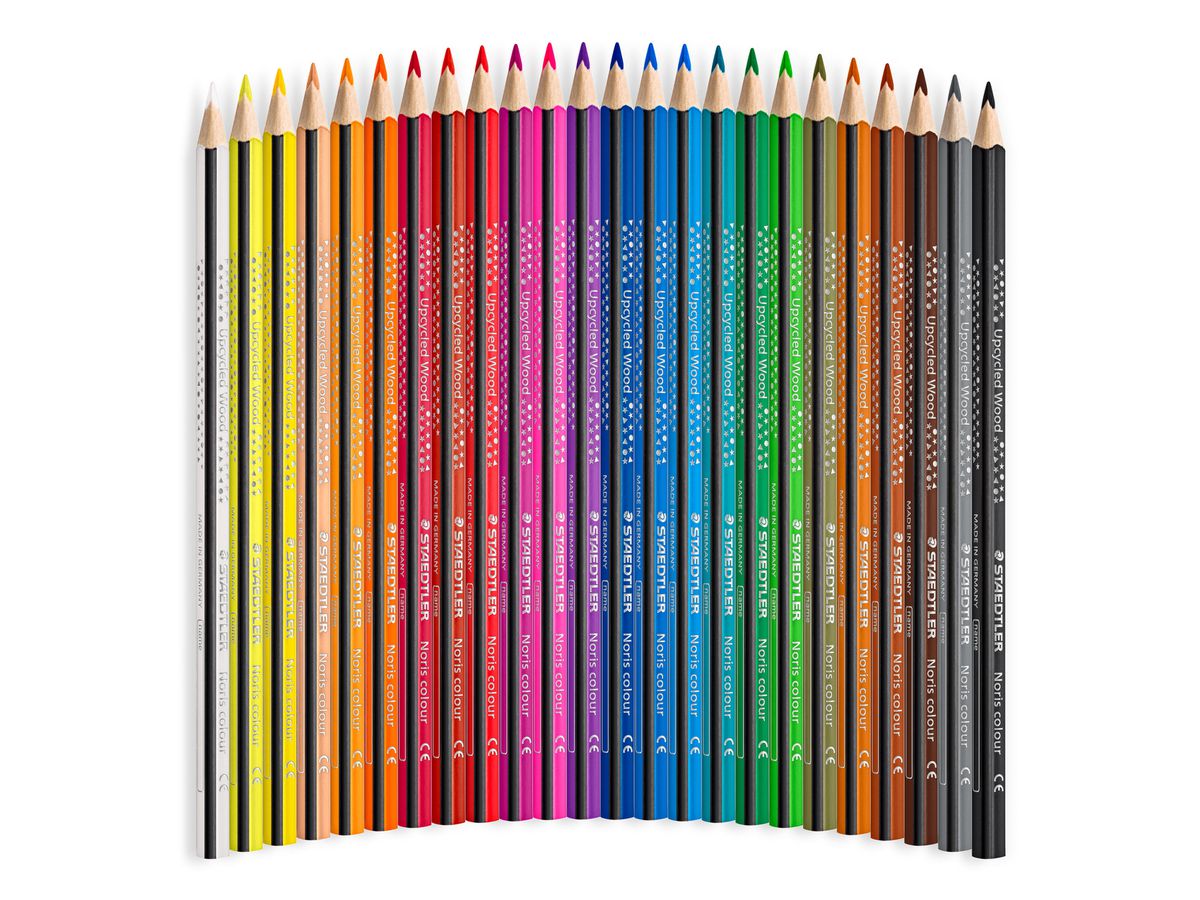 STAEDTLER Farbstifte Noris Colour 187C2403 upcycled Wood 24 Stück (4007817037225)