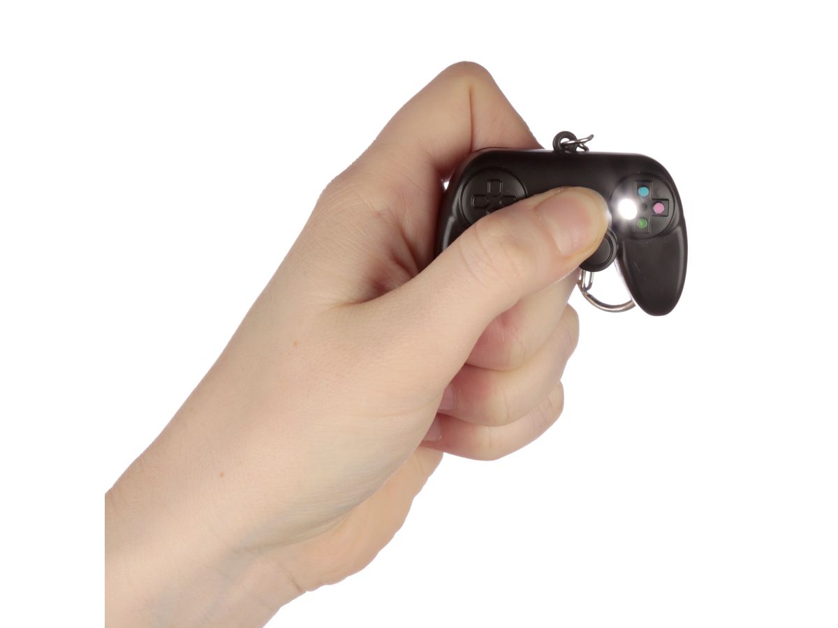 ROOST Schlüsselanhänger 8.5x5.5x2cm KEY169 Game Over mit Licht und sound (5055071739736)