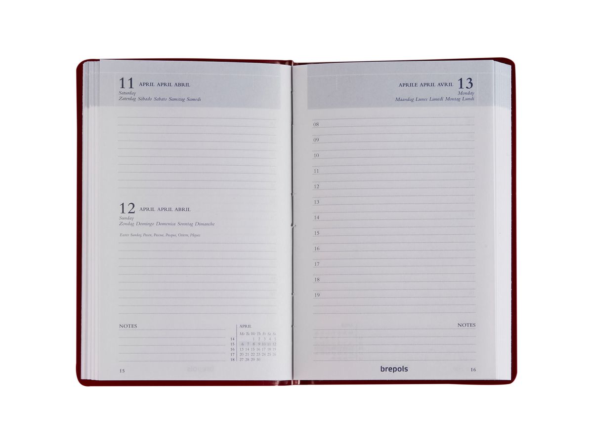 BREPOLS Agenda Trade Sunrise 2026 81402759960 1T/1S ass. 7.7x12cm (5412303378291)