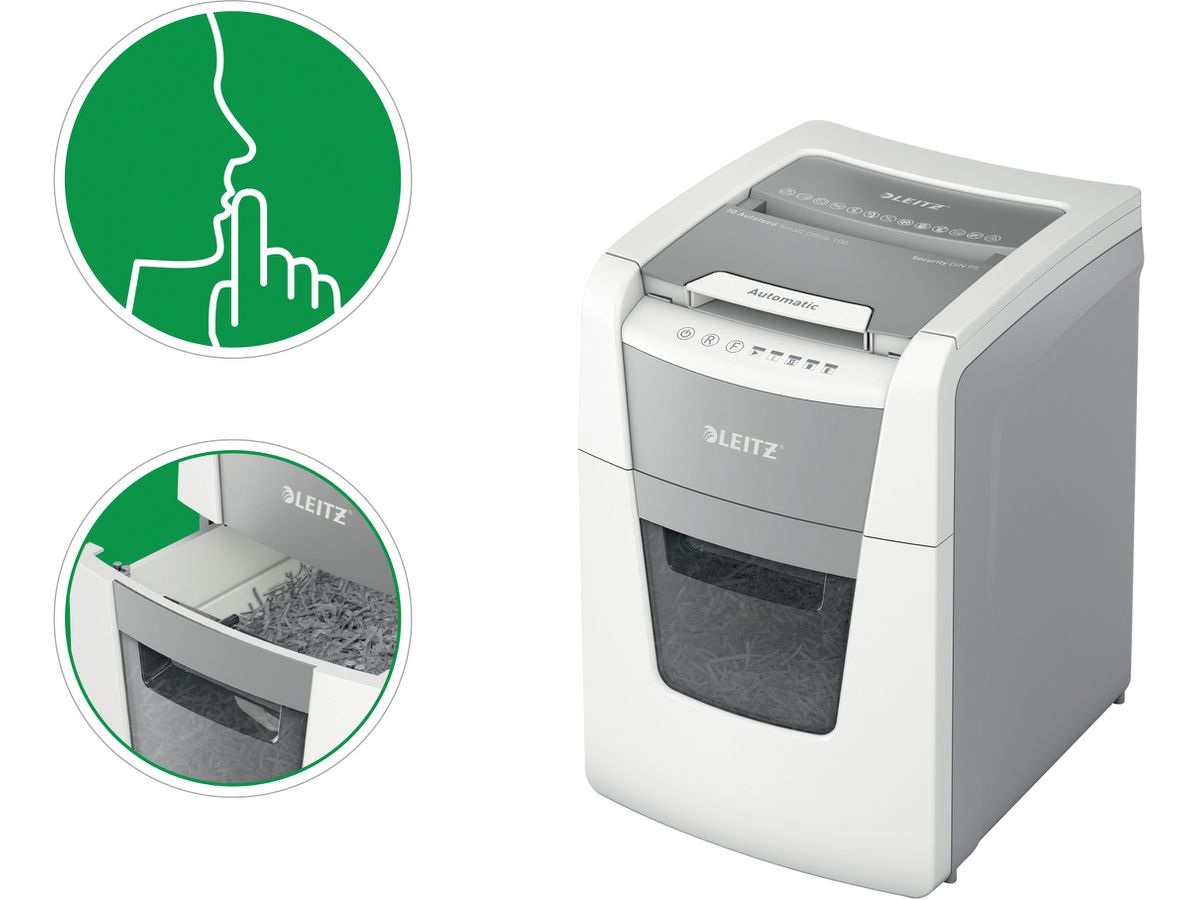 LEITZ Destructeur documents IQ AF 8012-20-00 Small Office 100, P-5, 34lt (4002432126408)