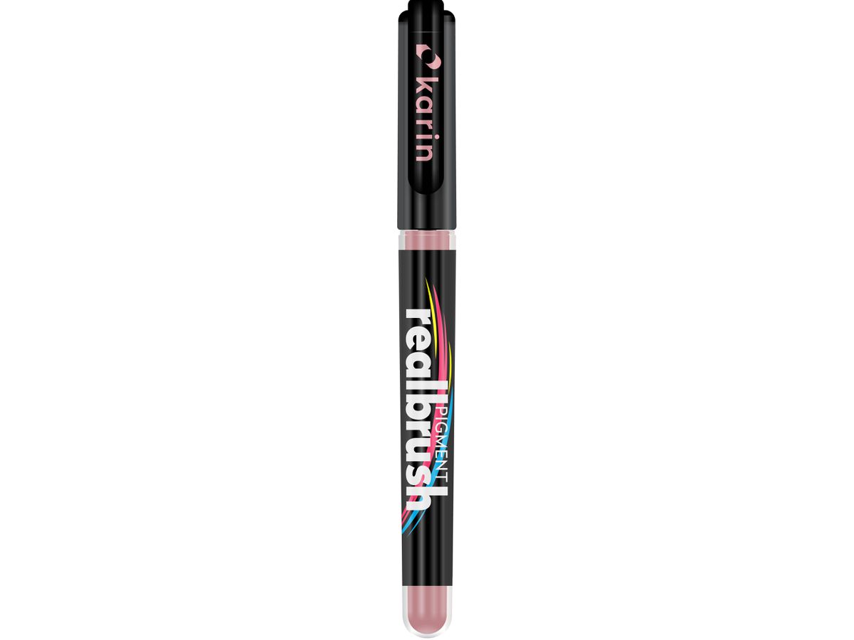KARIN Real Brush Pen 0.4mm 33Z176 Pigment, pesca tenue 2 (5904446031862)