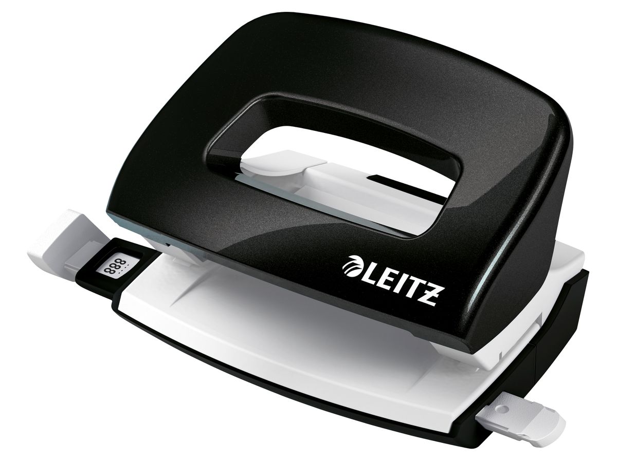 LEITZ Bürolocher NeXXt WOW 5060 5060-10-95 schwarz 10 Blatt (4002432121571)