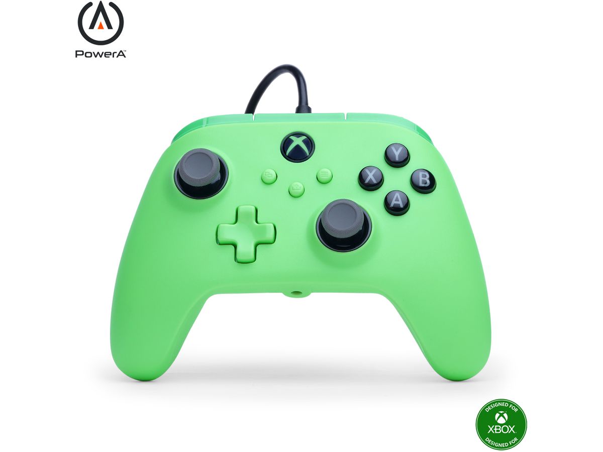 POWER A Advantage Plus Wired Ctrl. XBGP0470-01 Xbox,Verdant Meadow (0617885143915)