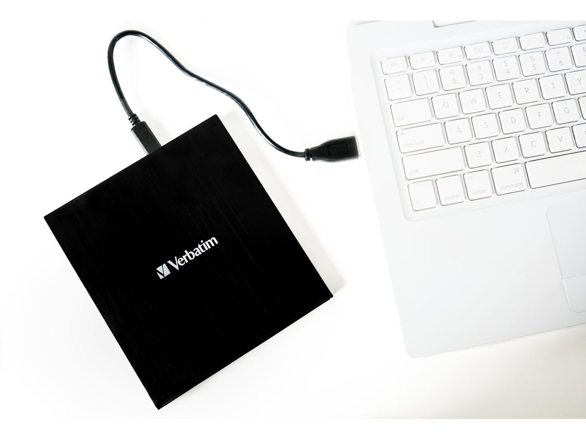 VERBATIM External Slimline 43890 BluRay ReWriter USB 3.0 ()