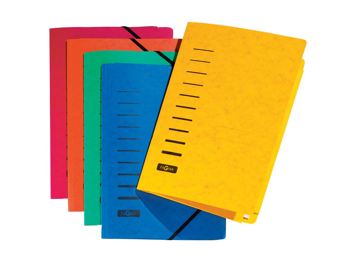 PAGNA Gummizugmappe A4 24007-03 grün 3 Klappen (4013951004979)