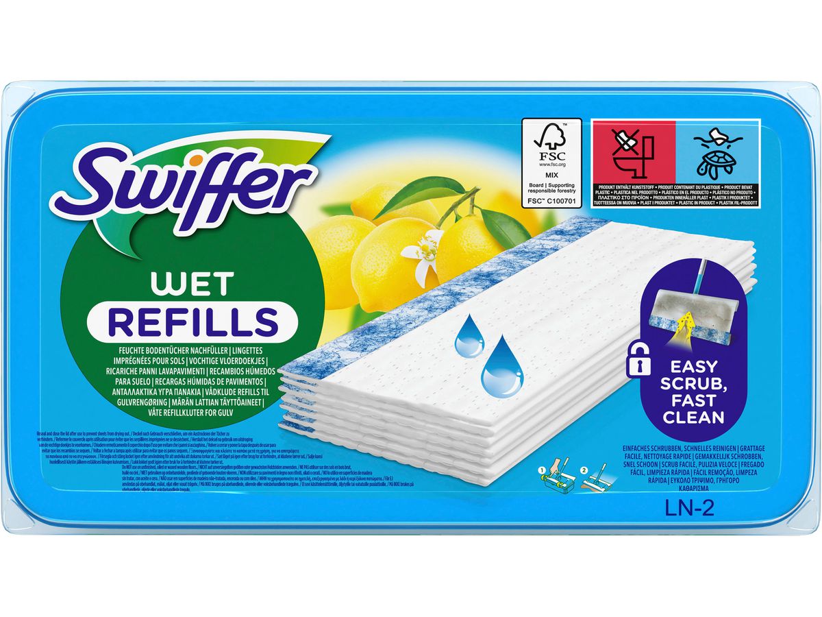 SWIFFER Lingettes Humides 972095 Recharges 12 lingettes (8700216717748)