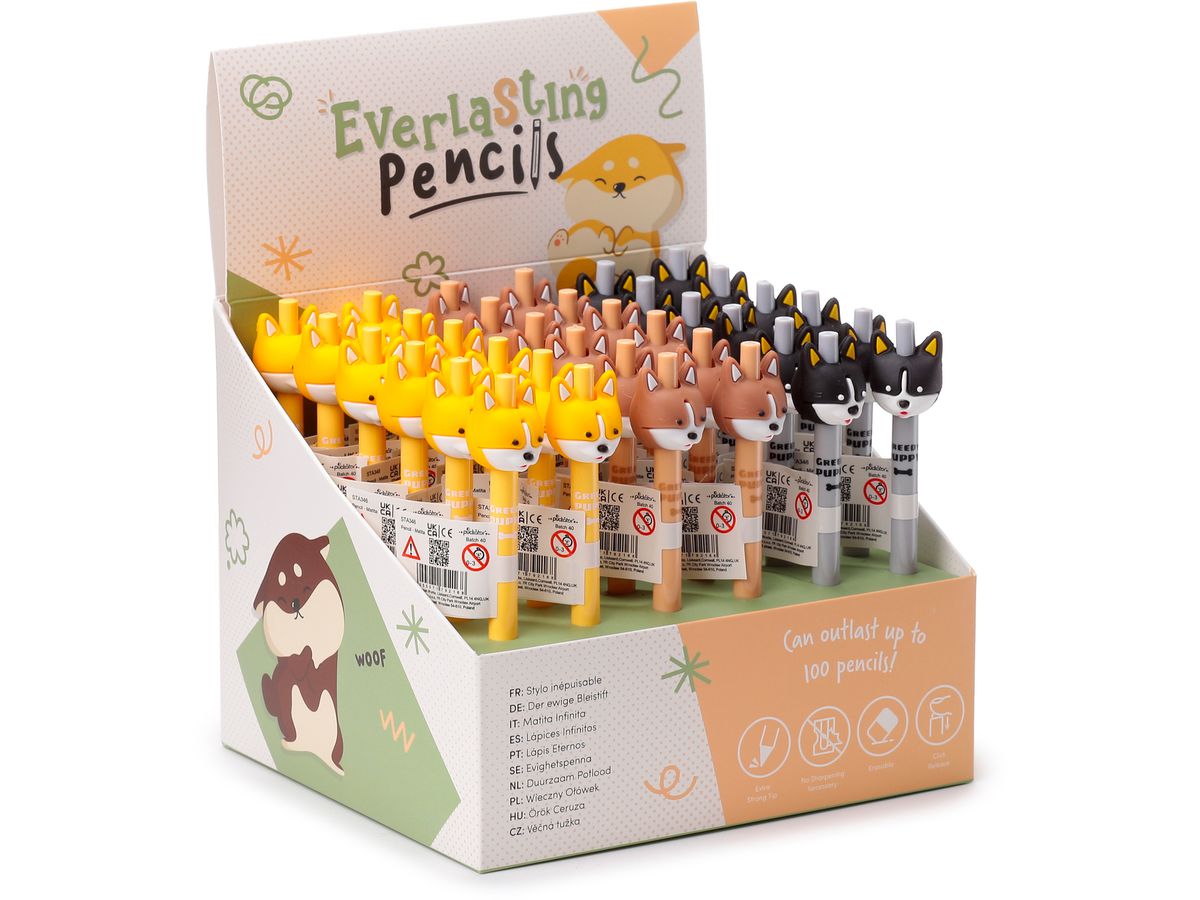 ROOST Matita simpatico cane STA346 4 assortiti (5055071792168)