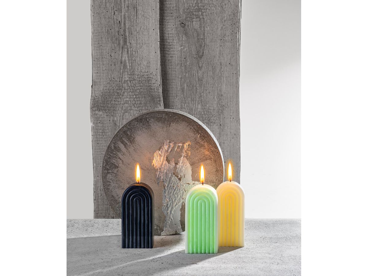 GLOREX Kerzengiessform 12x6x3.7cm 69732090 Bogen klein (7610877601700)