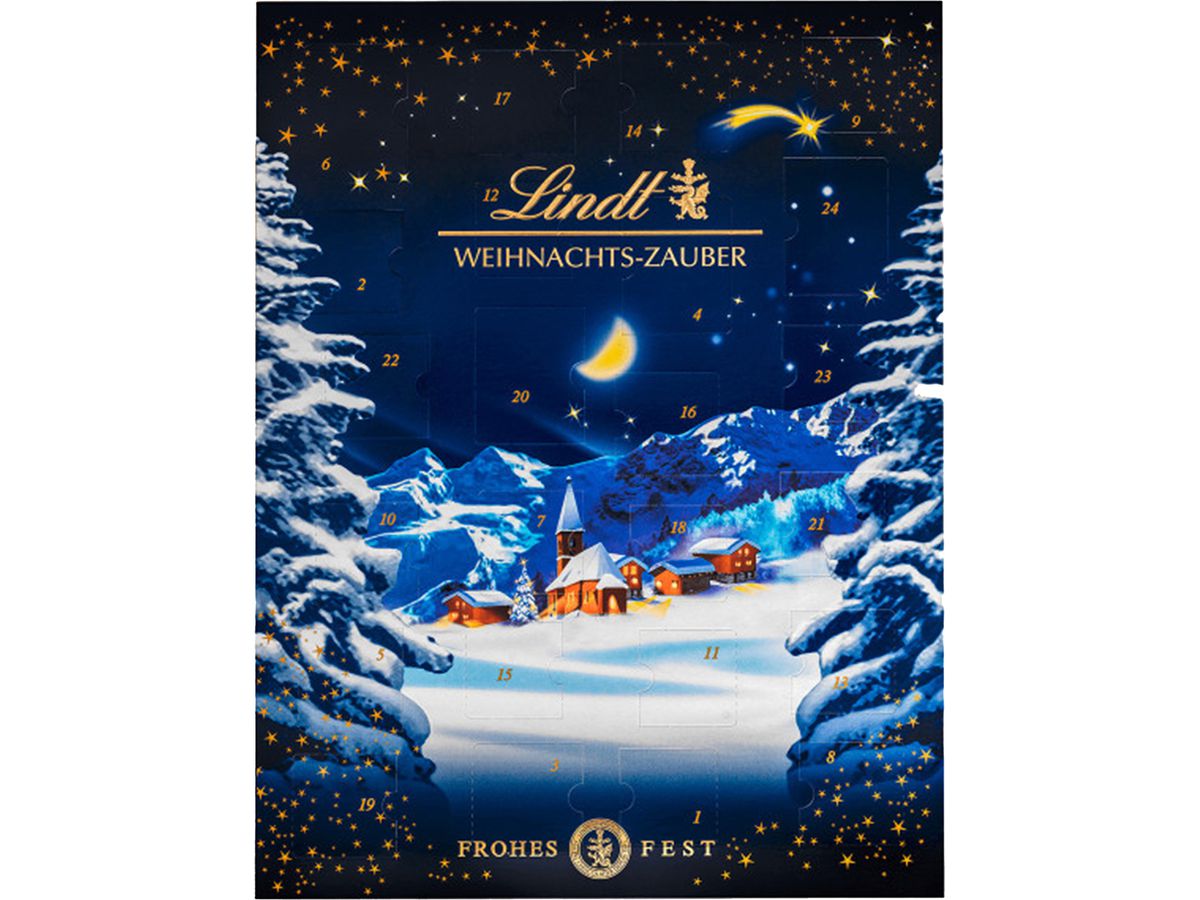 LINDT Calendrier de l'Avent 676375 Magie de Noël 265g (4000539706042)