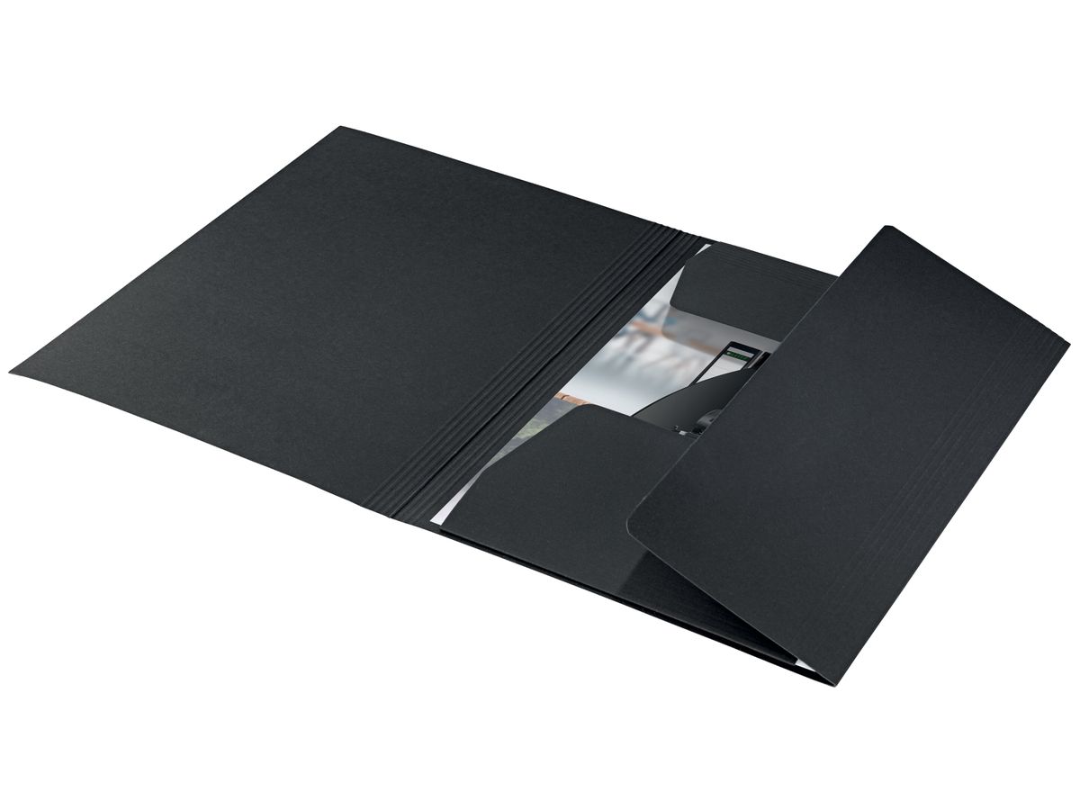 LEITZ Juris Portefeuille Recycle A4 3906-00-95 noir, carton (4002432128044)